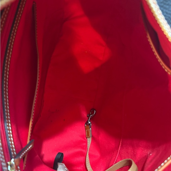 Dooney & Bourke Side Pocket Black Pebble Grain Hobo Bag - Picture 5 of 5